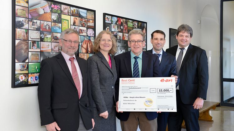 15.000 Euro für das „Hospiz ohne Mauern“ am Uniklinikum München 