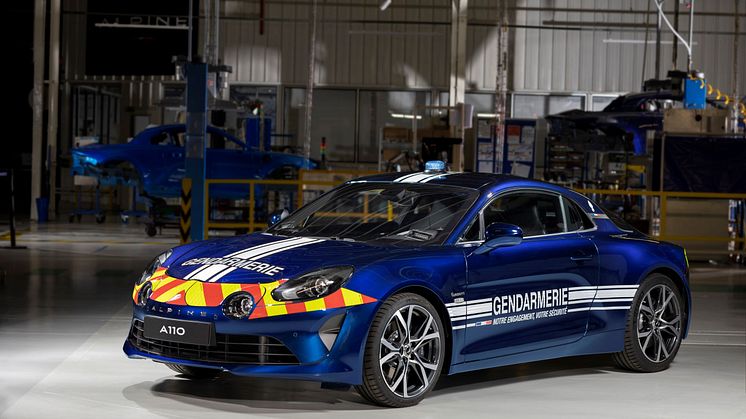 Franska gendarmeriets Alpine A110