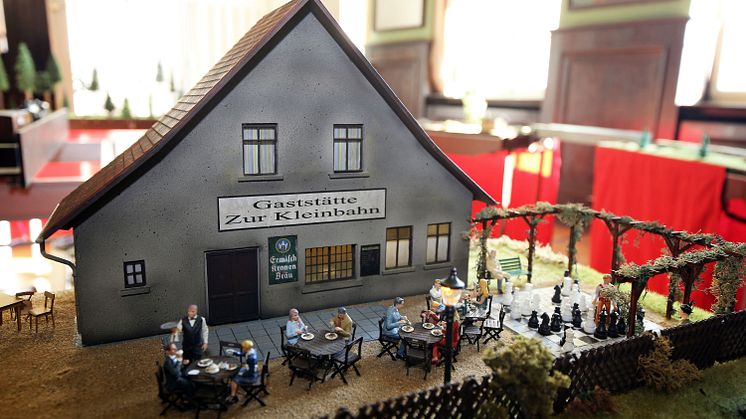 Miniaturwelt im Bahnhof