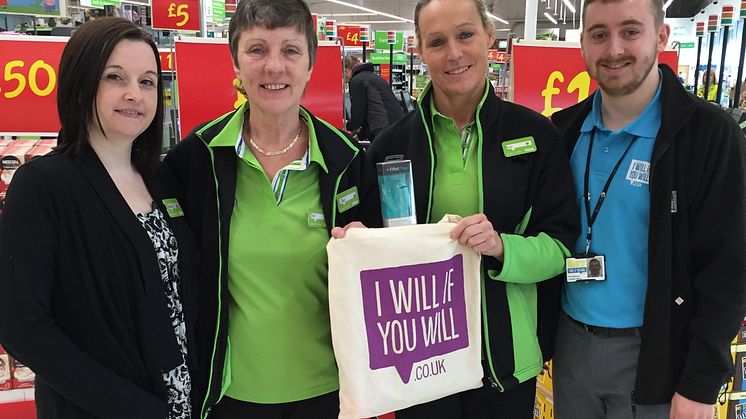 Asda Radcliffe workforce checkout ways to get active