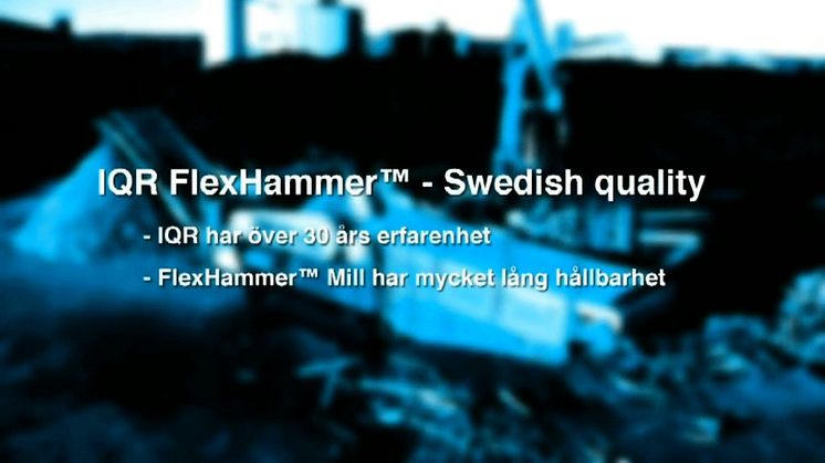 Mobil hammarkvarn - FlexHammer Crawler