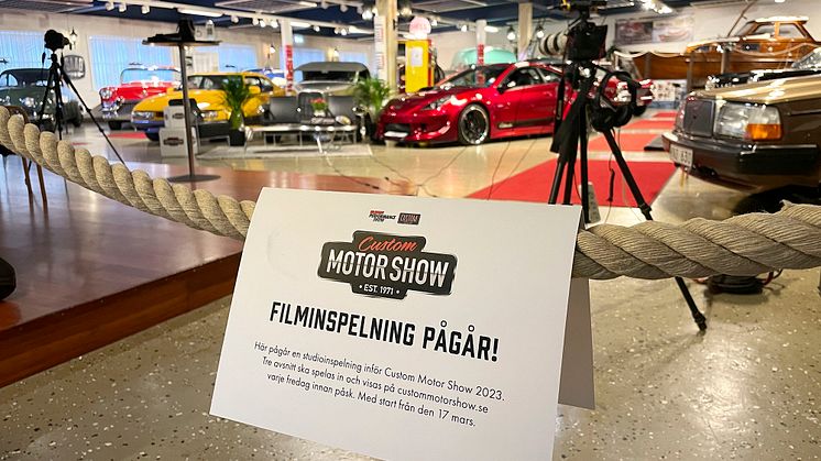 Studio Custom Motor Show Filinspelning pagar