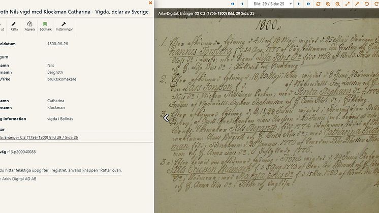 NYTT! Vigda i Gävleborgs län 1800–1840