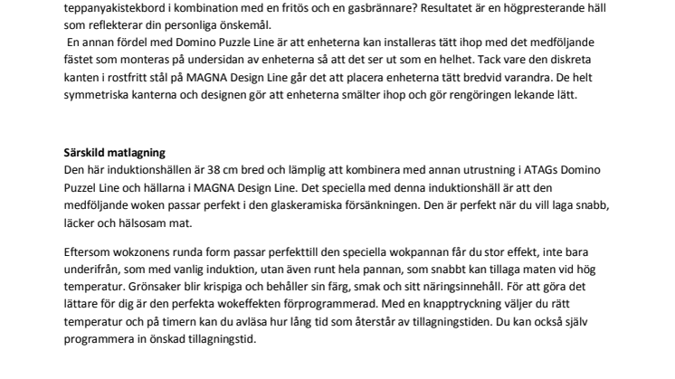 Skapa ditt personliga Domino Hob Puzzle