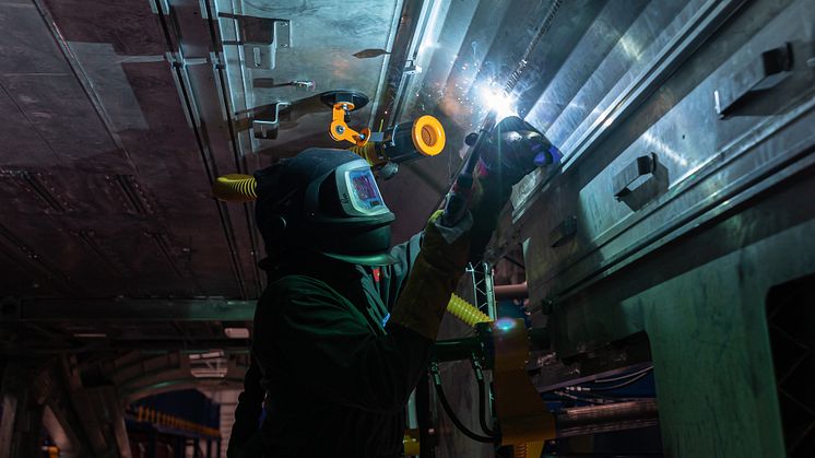 Hitachi Rail starts welding brand new British trains as investment in North East factory reaches £110m