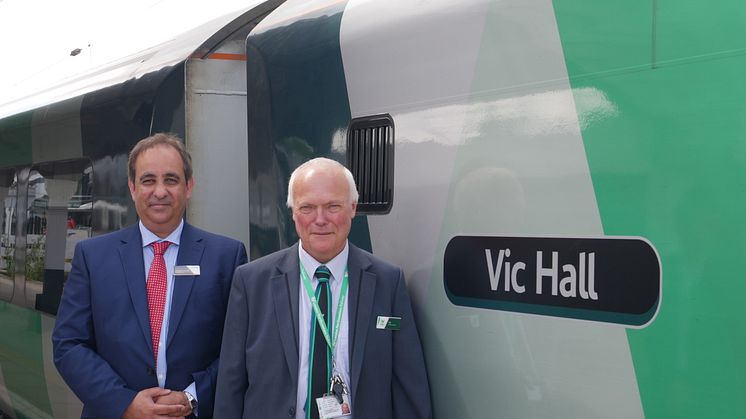 Jan Chaudhry-van der Velde and Vic Hall