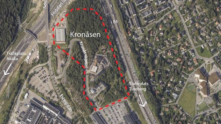 Sollentuna utvecklar verksamhetsområde intill E4