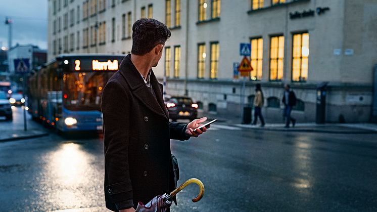 Telia har bidragit till att minska koldioxidutsläpp med cirka 7400 ton i kollektivtrafiken