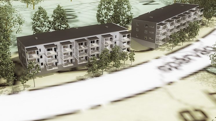 I Björkalund planerar Hökerum Bygg för en byggstart om ett år, kvartal ett 2018.