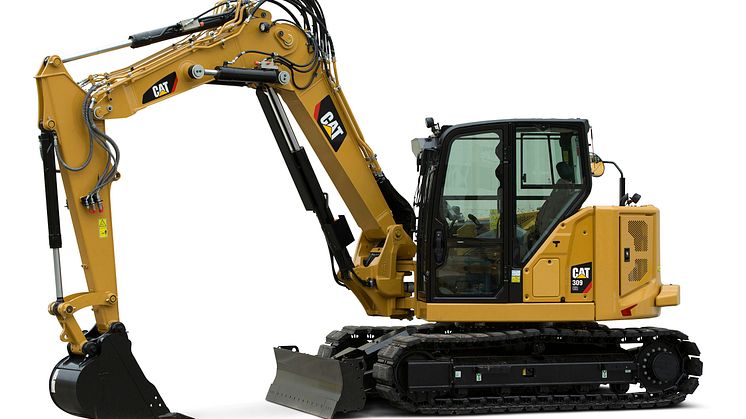 Cat 309 CR VAB, frilagd.