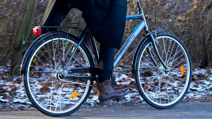 Cykla säkert och bekvämt trots mörker, snö och is