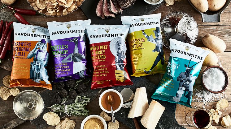 Nyhet – Chips med Champagne, tryffel, portvin, wagyu och Kalaharisalt