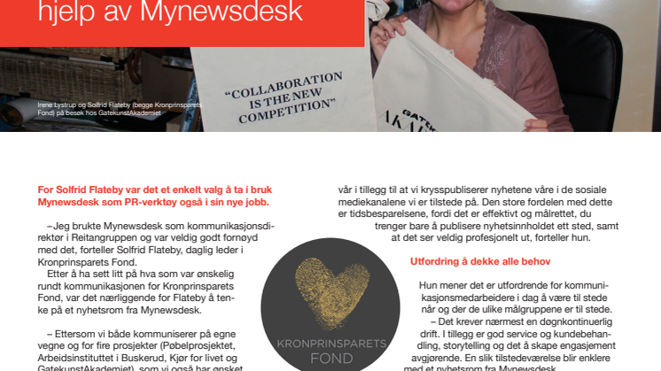 Kundecase med Kronprinsparets Fond 