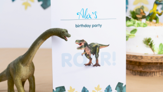 birthday party_dinosaurs_welcome sign