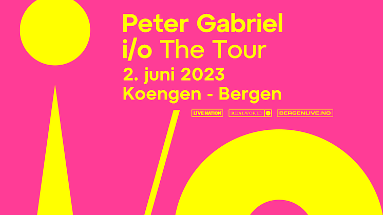 PETER GABRIEL TIL NORGE!