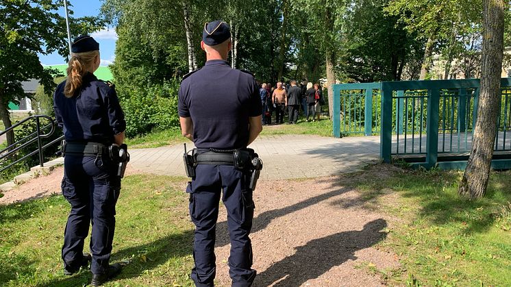 Poliser på Källebergsskolan hela veckan