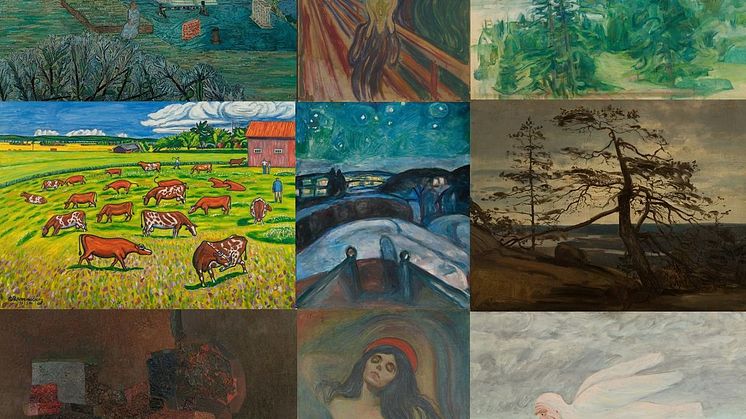 For første gang i historien viser vi verk fra elle museets fire samlinger flettet i hverandre