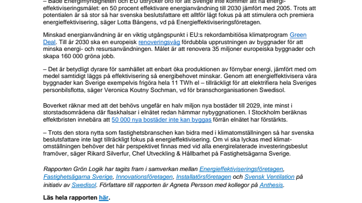 Grön Logik - Ny rapport om värdet av ökad energieffektivisering.pdf