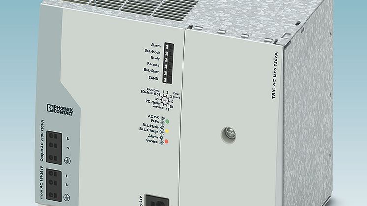 Ny AC-strømforsyning med integrert batteri