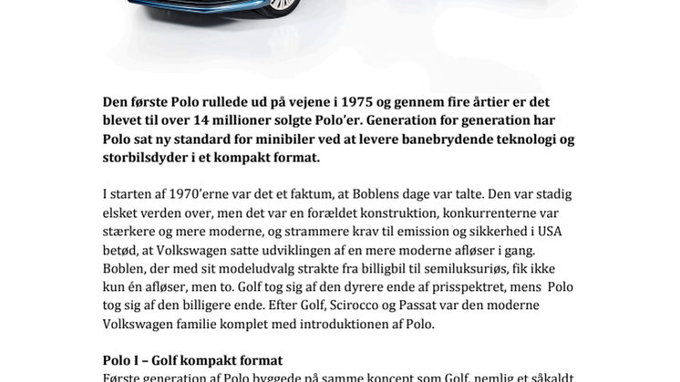 Polo fylder 40 år