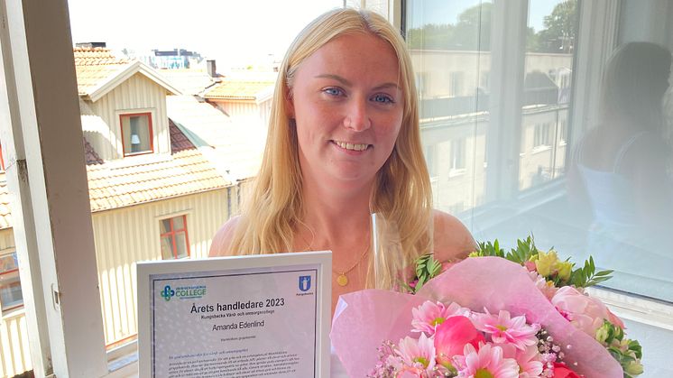 Amanda Edenlind är årets handledare