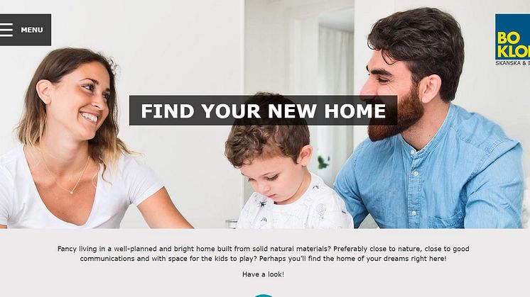 BoKlok UK launches its first UK project on the web!