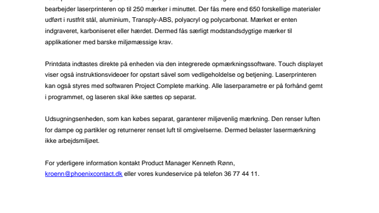 Effektiv laserprinter