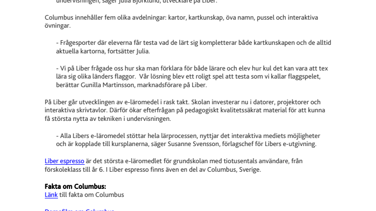 Digitala kartor flyttar in i klassrummet