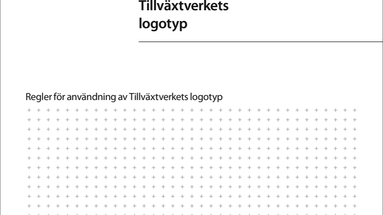 Tillväxtverket logotypregler