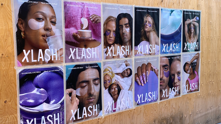 Xlash satsar på ny marknadsföringsstrategi med utomhuskampanjen *Best served chilled* 