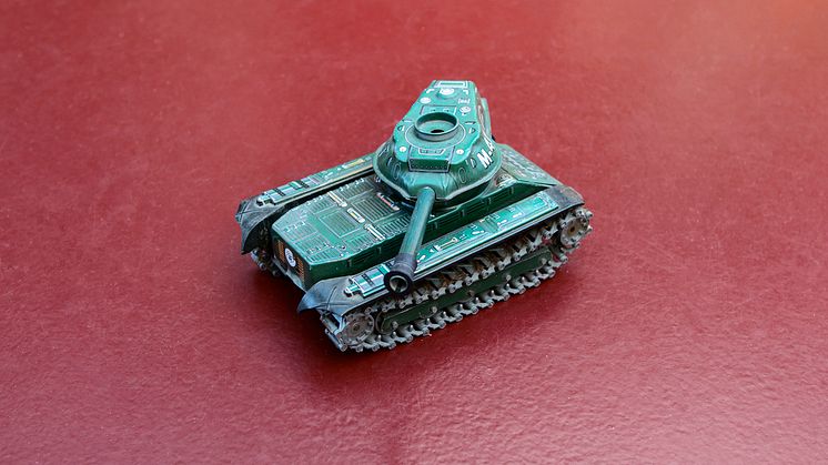 Den originale tank fra "Olsen Banden går Amok"