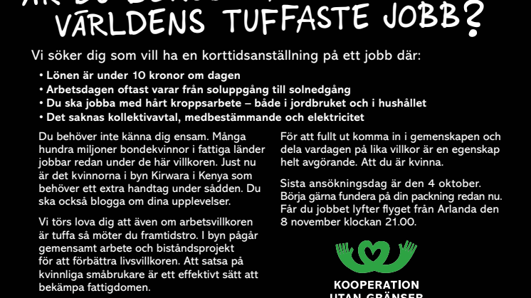 Platsannons 23 september 2010