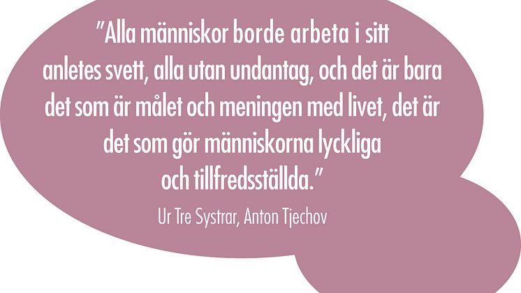 Göteborgs Stadsteater arrangerar seminarieserie om arbete