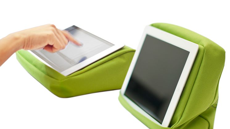 Tabletkudde med förvaringsficka