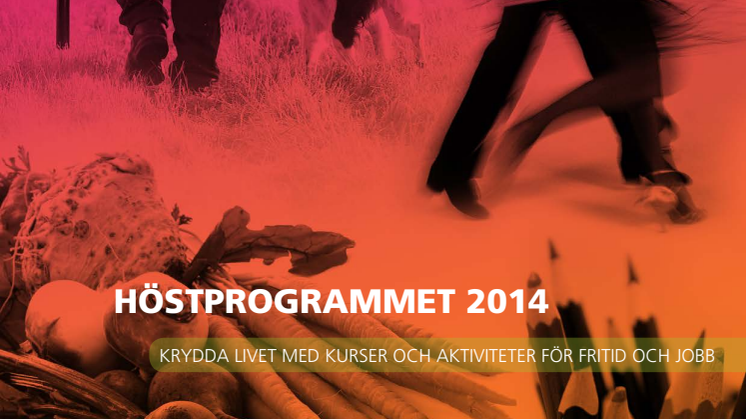Kurskatalog Studiefrämjandet i Stockholm hösten 2014