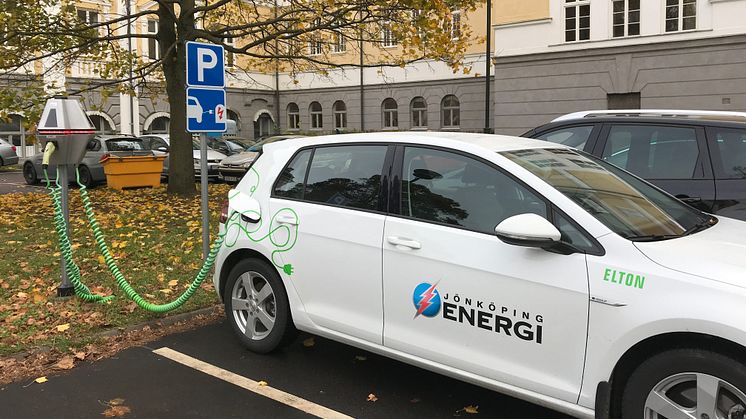 Nu laddar vi Jönköpings elbilar