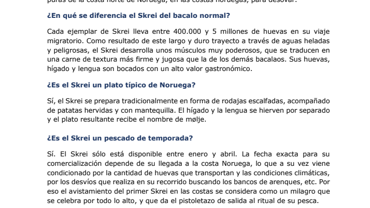 Qué debes saber sobre el skrei