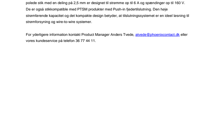 Printkortstik med crimptilslutning