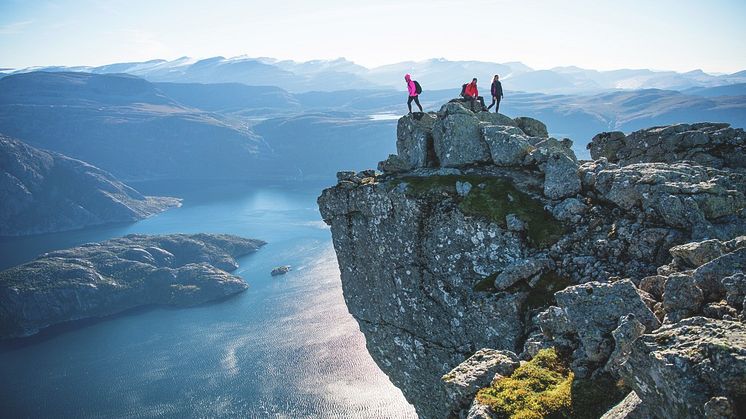 Der Hornelen ist Europas höchste Meeresklippe. Foto: Sverre Hjørnevik/Fjord Norge