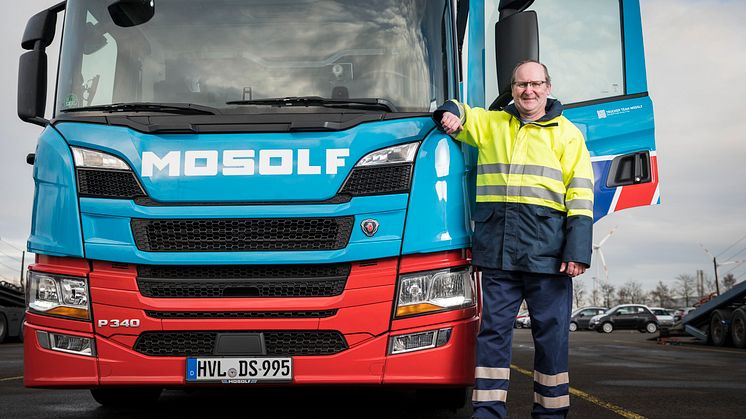 Der Scania P 340 CNG vereint alternative Antriebstechnik und Fahrkomfort.
