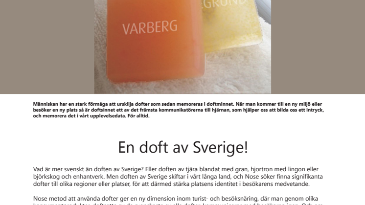 En doft av Sverige