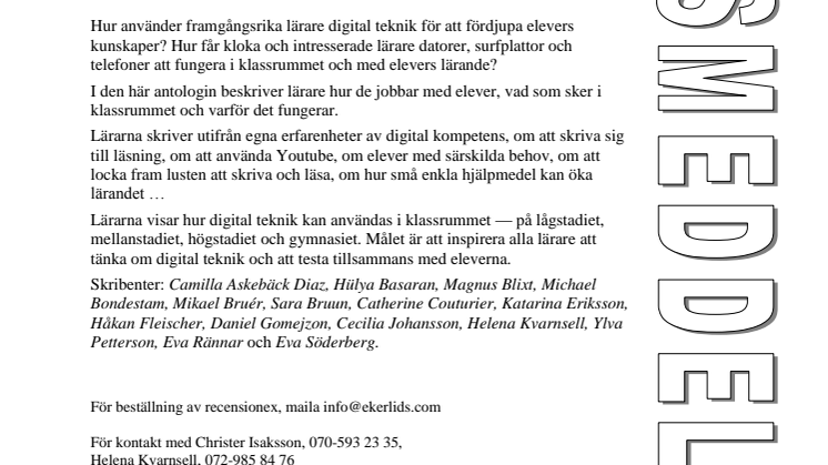 Ny bok: Vi får det att funka - framgångsrika exempel på IT i skolan