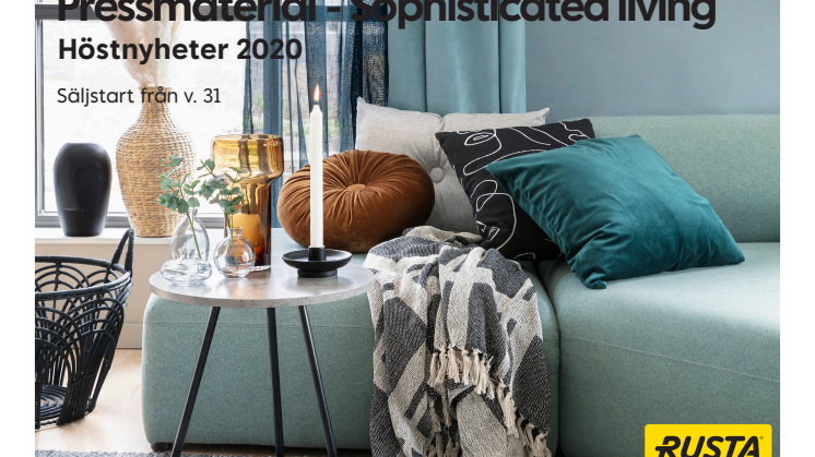 Pressmaterial Sophisticated living - Hösten 2020