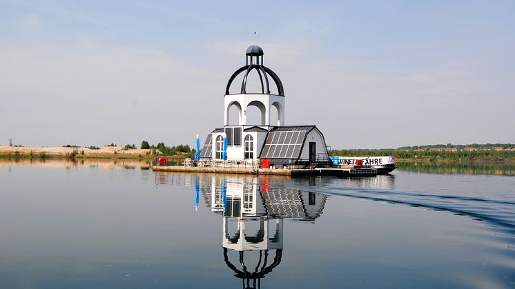 VINETA auf dem Störmthaler See