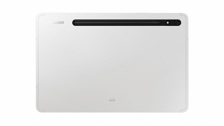 5-01 Galaxy Tab S8_Silver_Back With S Pen_HI.jpg