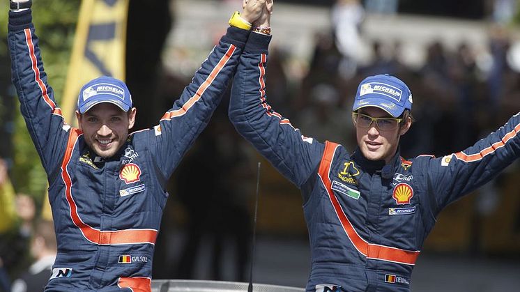 Thierry Neuville and Nicolas Gilsoul, Hyundai Shell World Rally Team