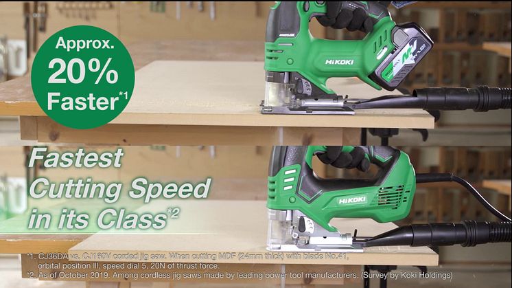 HiKOKIs nya sticksågar med smart teknik