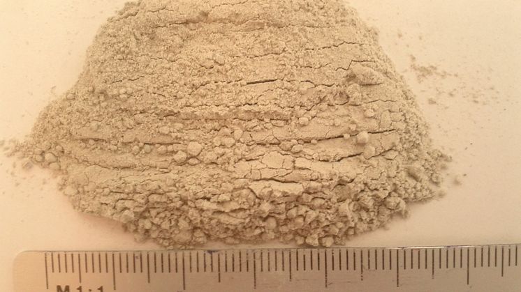 Mine tailings ready to be tested for leaching