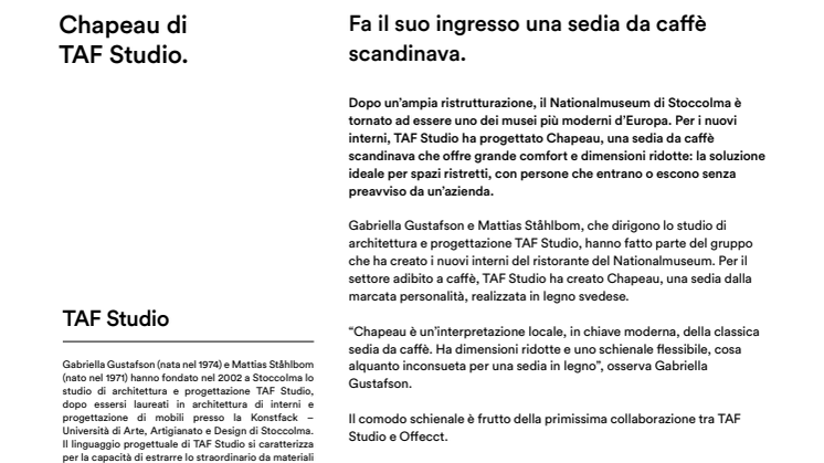Offecct Press release Chapeau by TAF Studio_IT