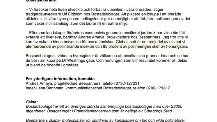 40000 nya hyresgäster hos Bostadsbolaget i Guldheden